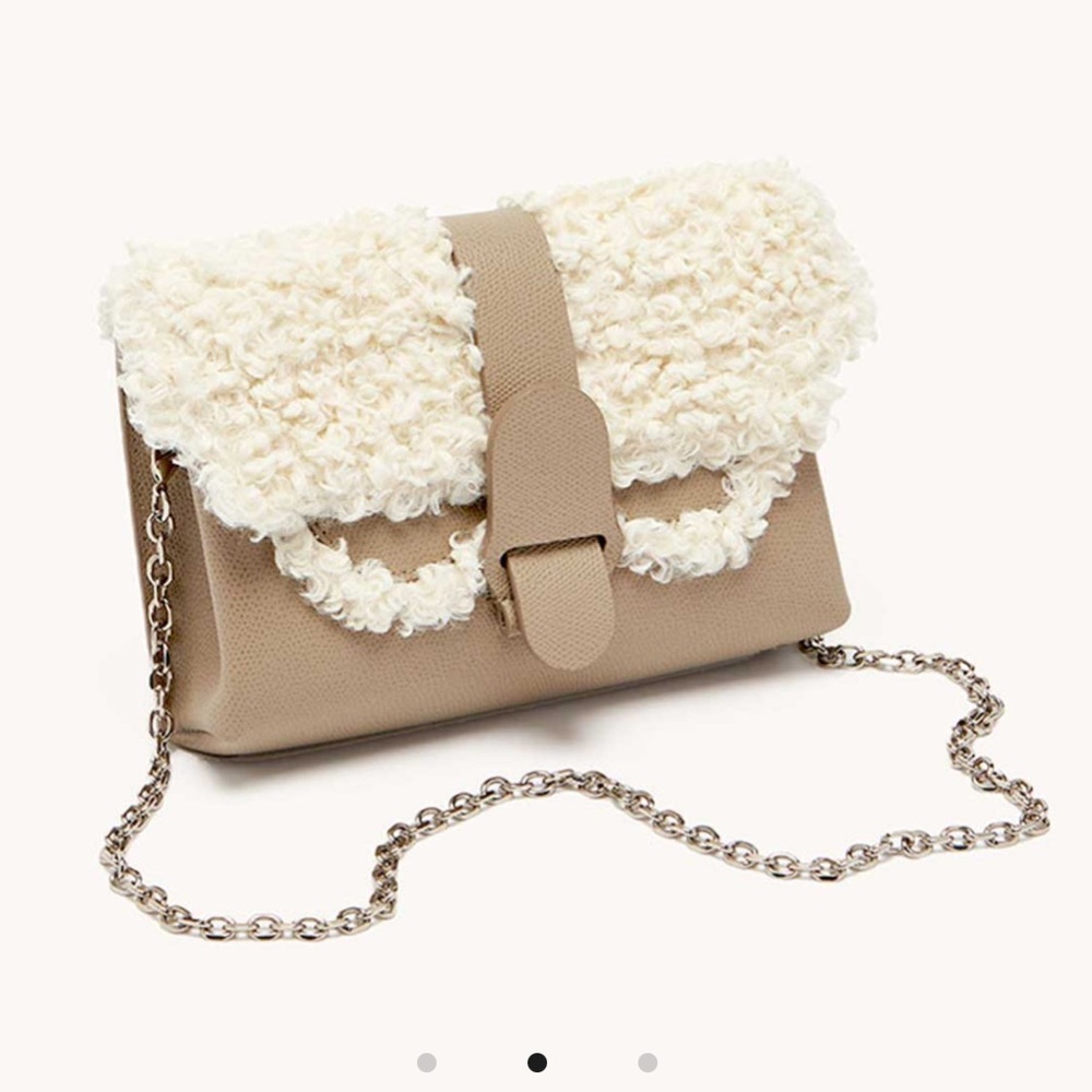 Senreve Faux Shearling Belt Bag